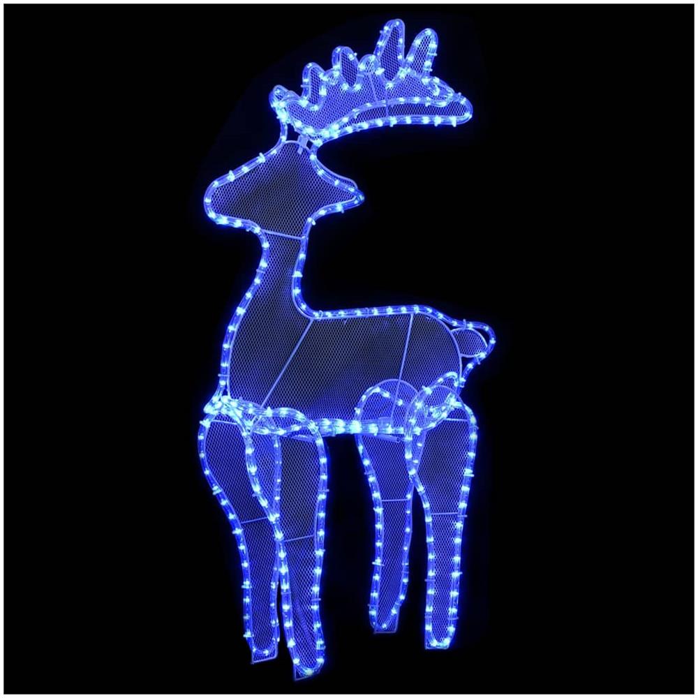 Decorazione Natalizia Rena In Rete Con 306 Led 60x24x89cm - Foto 2
