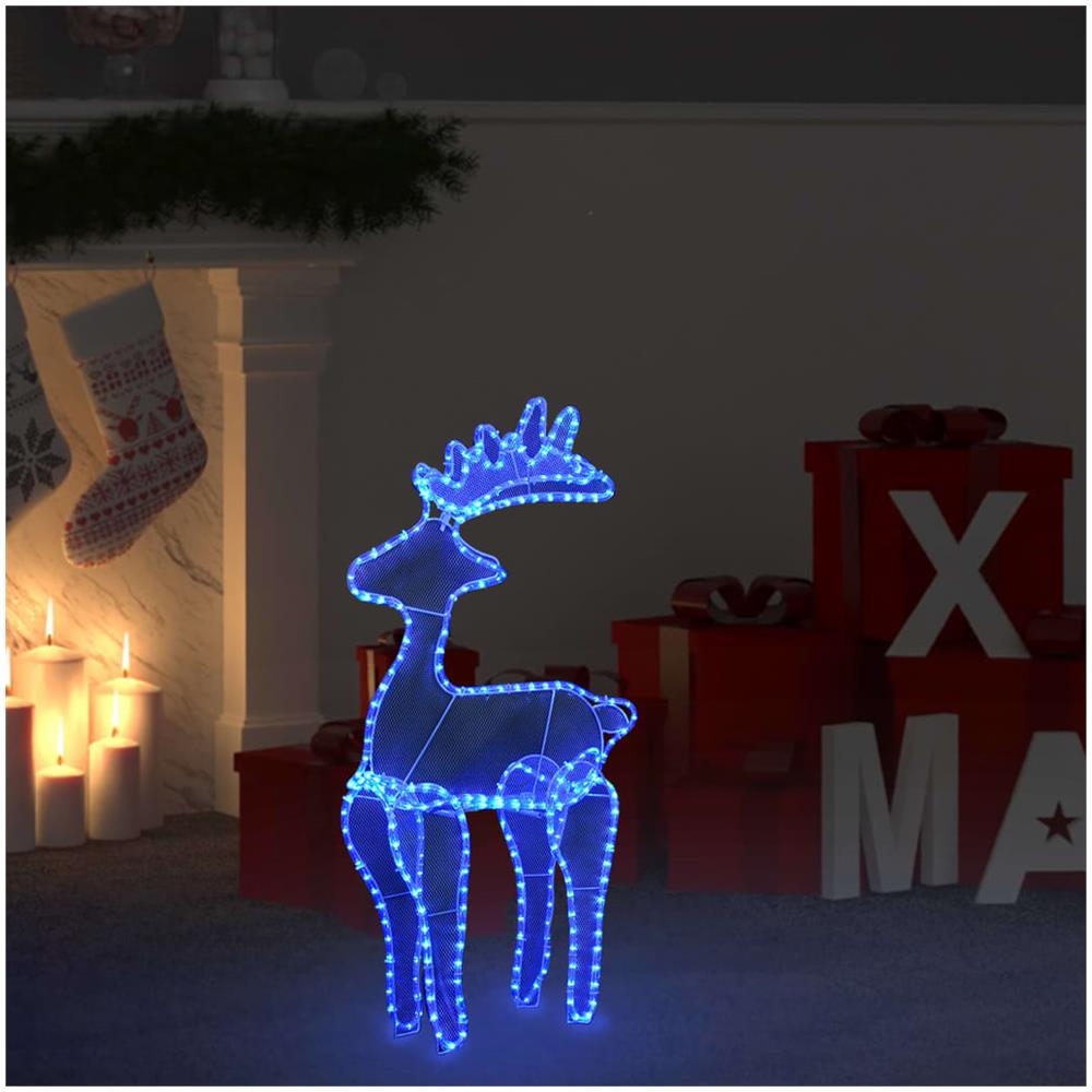 Decorazione Natalizia Rena In Rete Con 306 Led 60x24x89cm - Foto 3