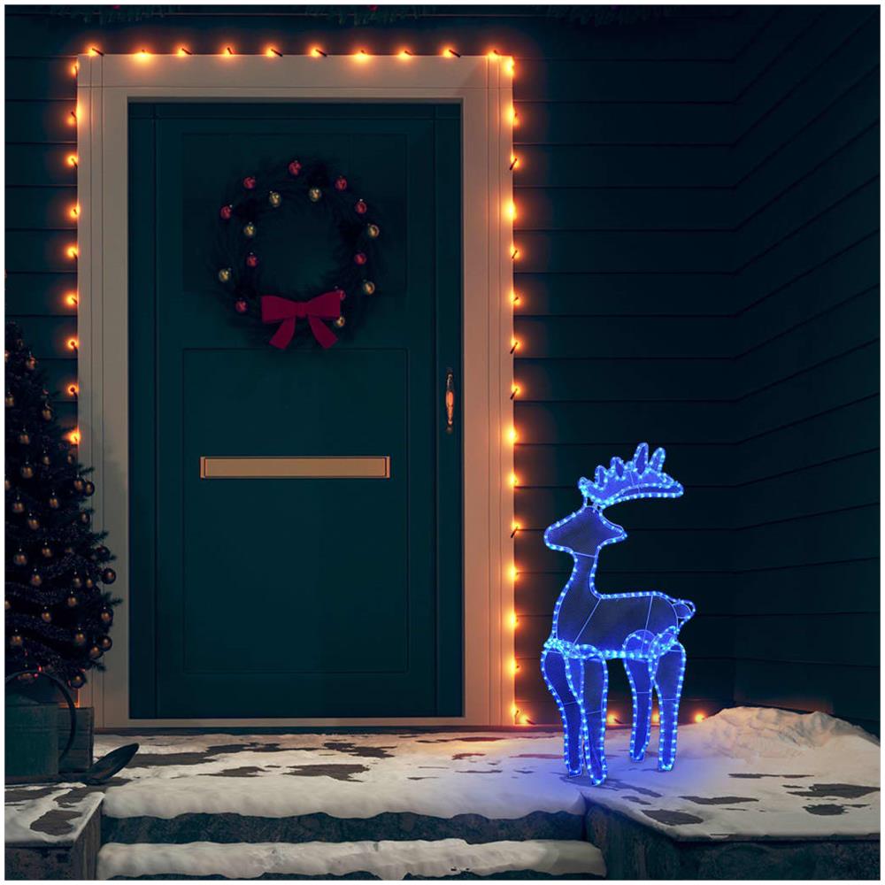 Decorazione Natalizia Rena In Rete Con 306 Led 60x24x89cm - Foto 1