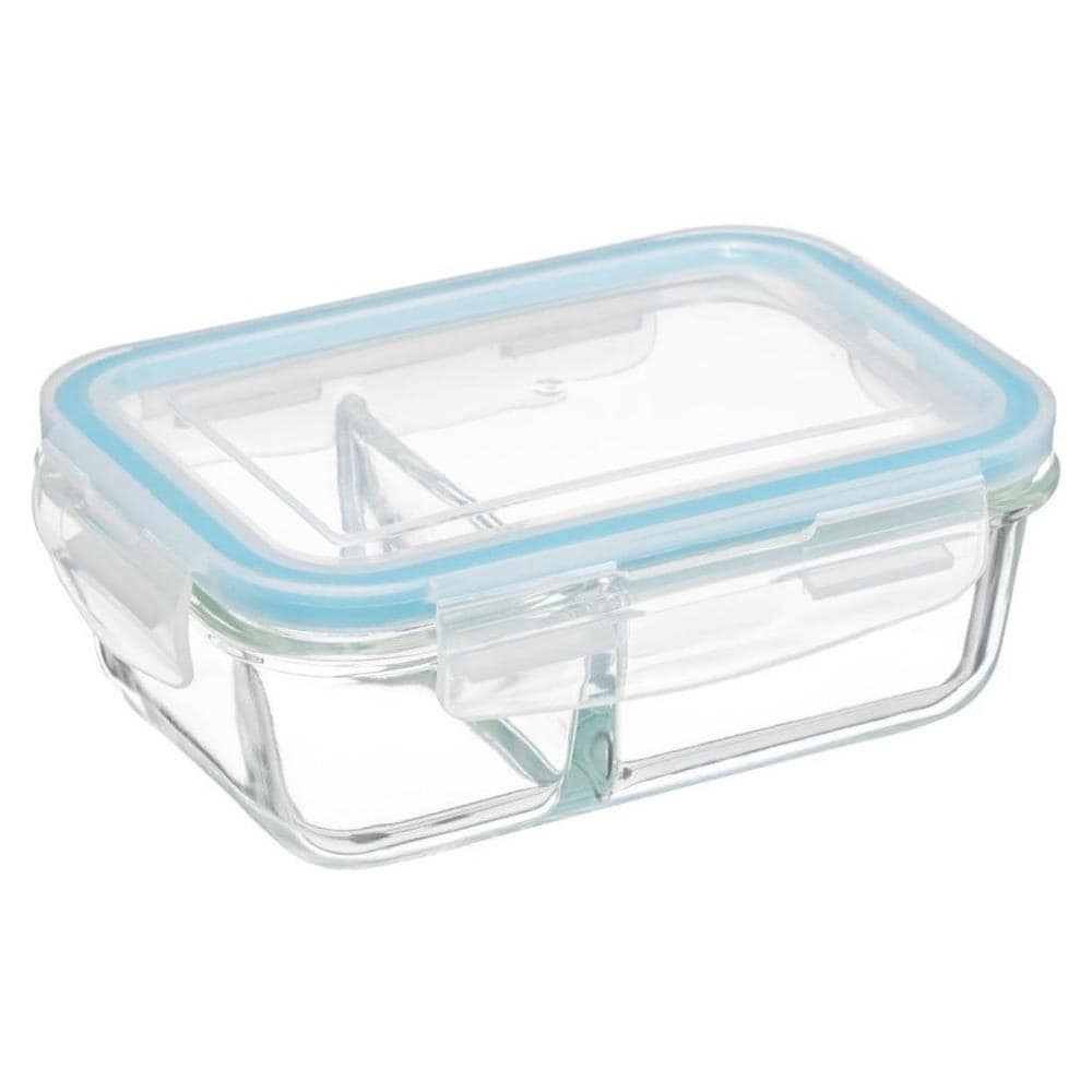 Contenitore Per Il Pranzo In Vetro, 2 Camere, 1,1 L - Foto 1