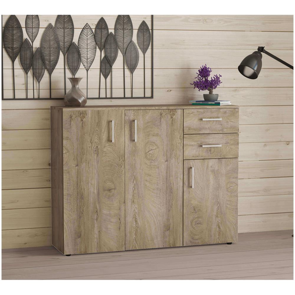 Godwin - Madia Moderna Con 2 Cassetti E Tre Ante - Foto 2