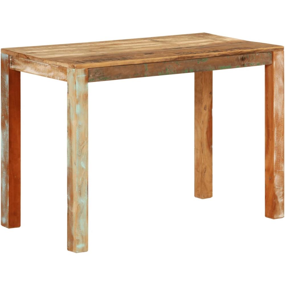 Tavolo Da Pranzo 110x55x76 Cm In Legno Massello Di Recupero - Foto 1