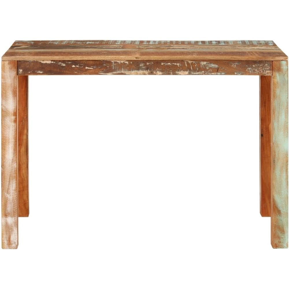 Tavolo Da Pranzo 110x55x76 Cm In Legno Massello Di Recupero - Foto 2