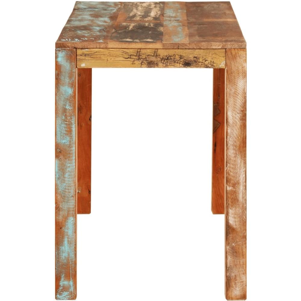 Tavolo Da Pranzo 110x55x76 Cm In Legno Massello Di Recupero - Foto 3