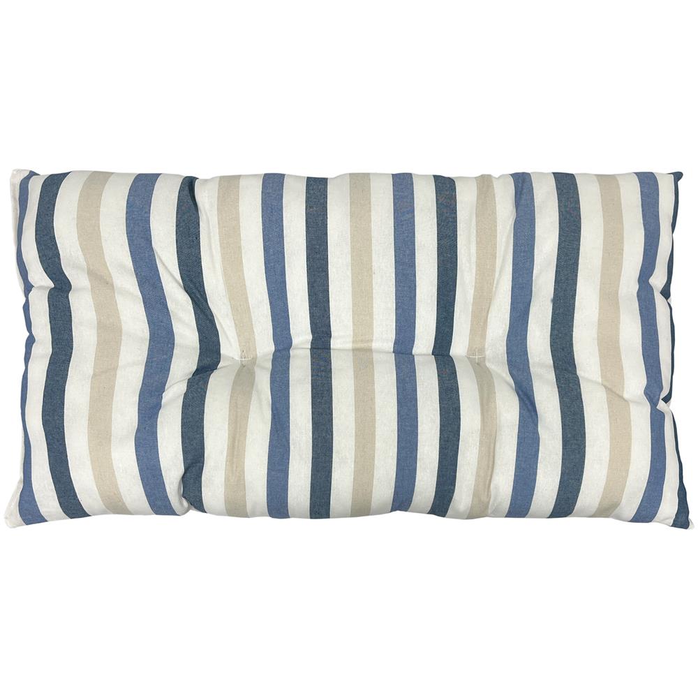 Cuscino Imbottito Cuccia Cane Gatto Morbido Trapuntato 45x75cm Dis. James Blu   - Foto 2