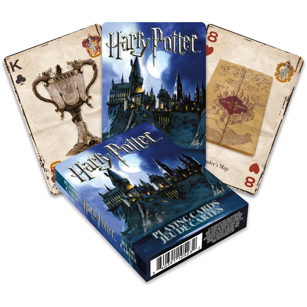 Harry Potter Carte Da Gioco - Mazzo Di Carte A Tema Hp Per I Tuoi Giochi Di Carte Preferiti - Merchandise E Oggetti Da Collezione Di Harry Potter Con Licenza Ufficiale - Foto 1