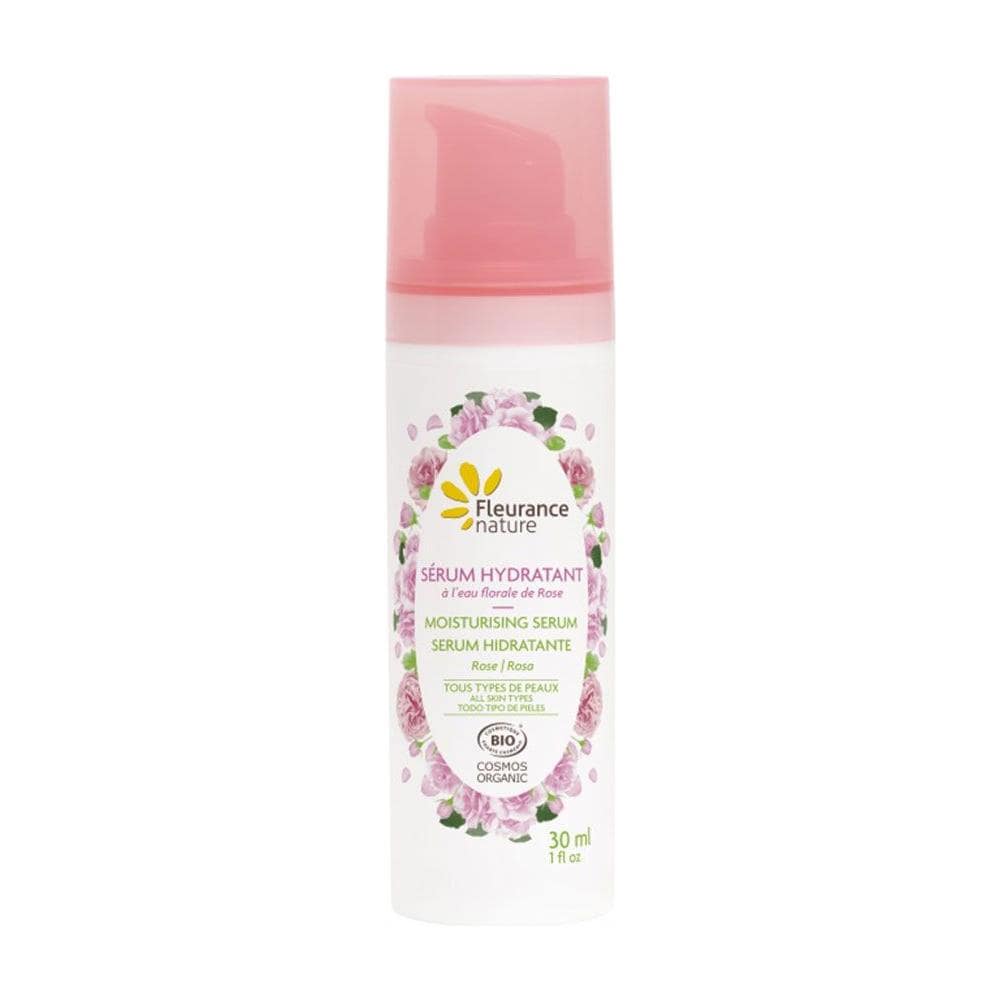 Siero Idratante All'acqua Floreale Di Rosa Bio 30ml Tutti I Tipi Di Pelle Fiore Natura - Foto 1