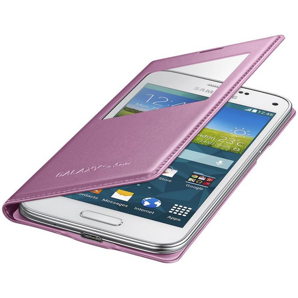 S-View Flip Cover per Galaxy S5 mini - Rosa - Foto 3
