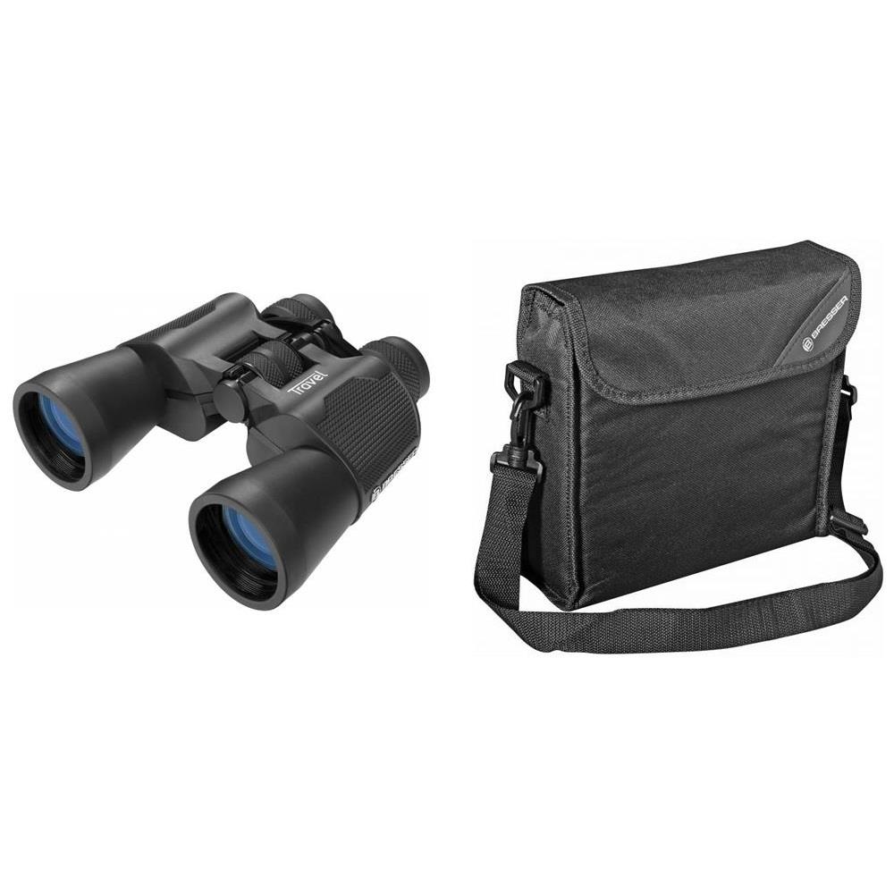 Kit Binocolo Porro Travel 7x50 Ingrandimento 7x Colore Nero + Custodia con Tracolla - Foto 1