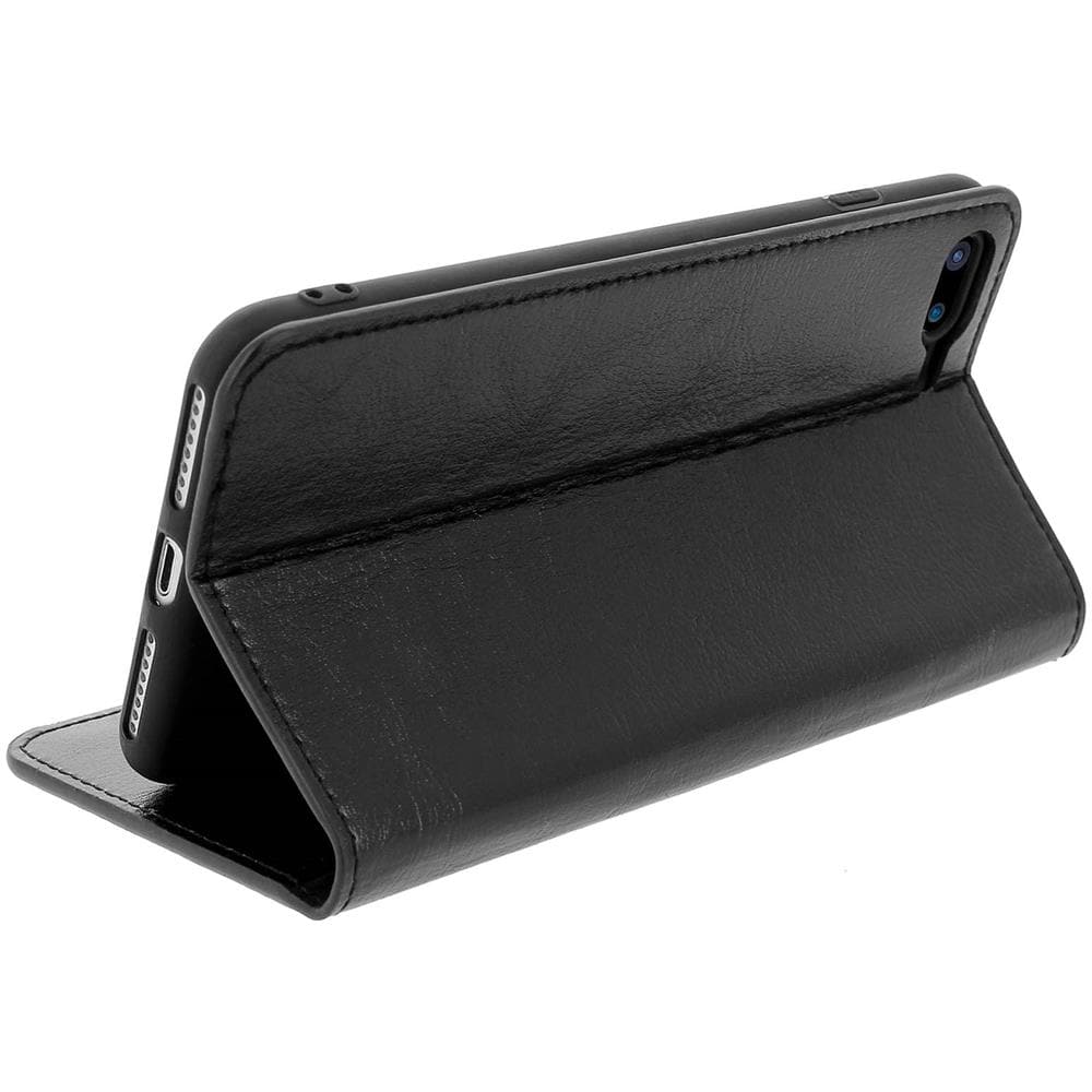 Custodia Portafoglio Vintage In Pelle Per Apple Iphone 7 Plus E 8 Plus - Nera - Foto 10