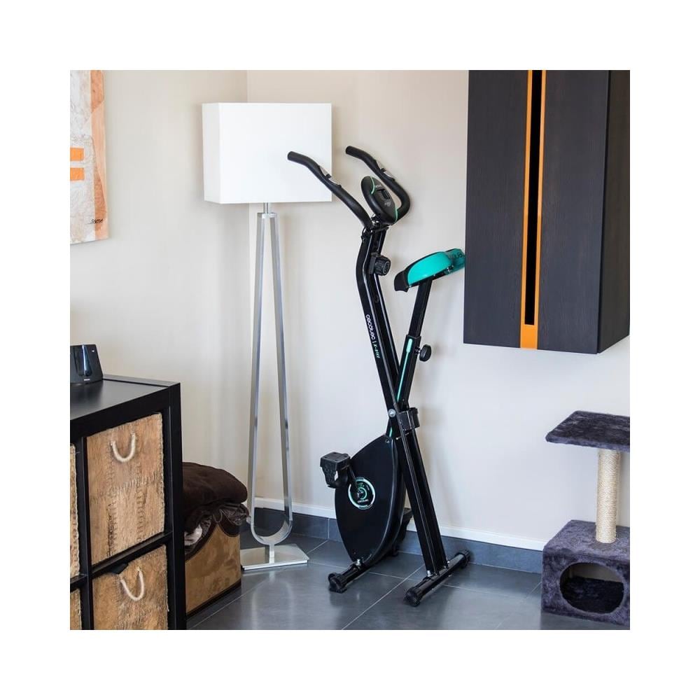 Bicicleta Estática Xbike De . Bicicleta Plegable Magnética. Con Pulsómetro Y Pantalla Lcd. Pedales De Máximo Agarre - Foto 2