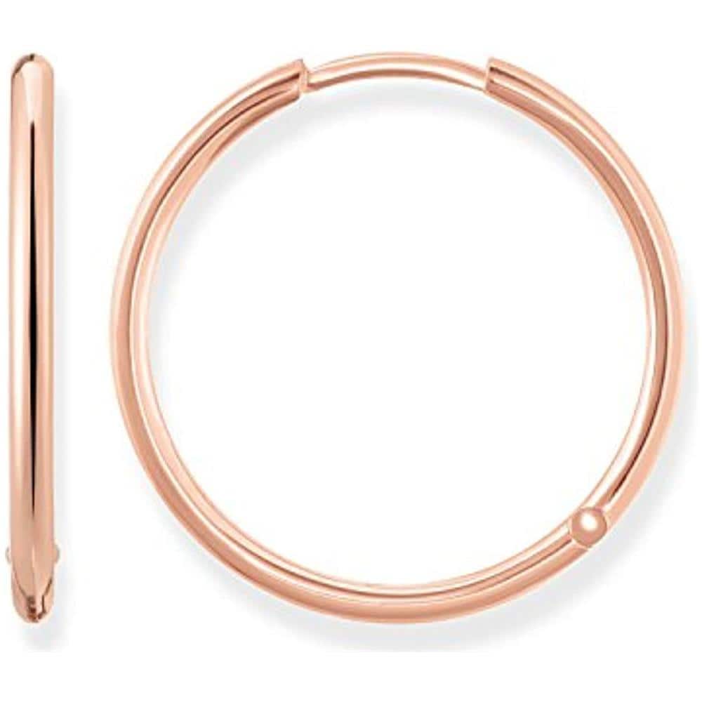 Argento Orecchini A Cerchio Donna - Cr610-415-12 - Foto 3