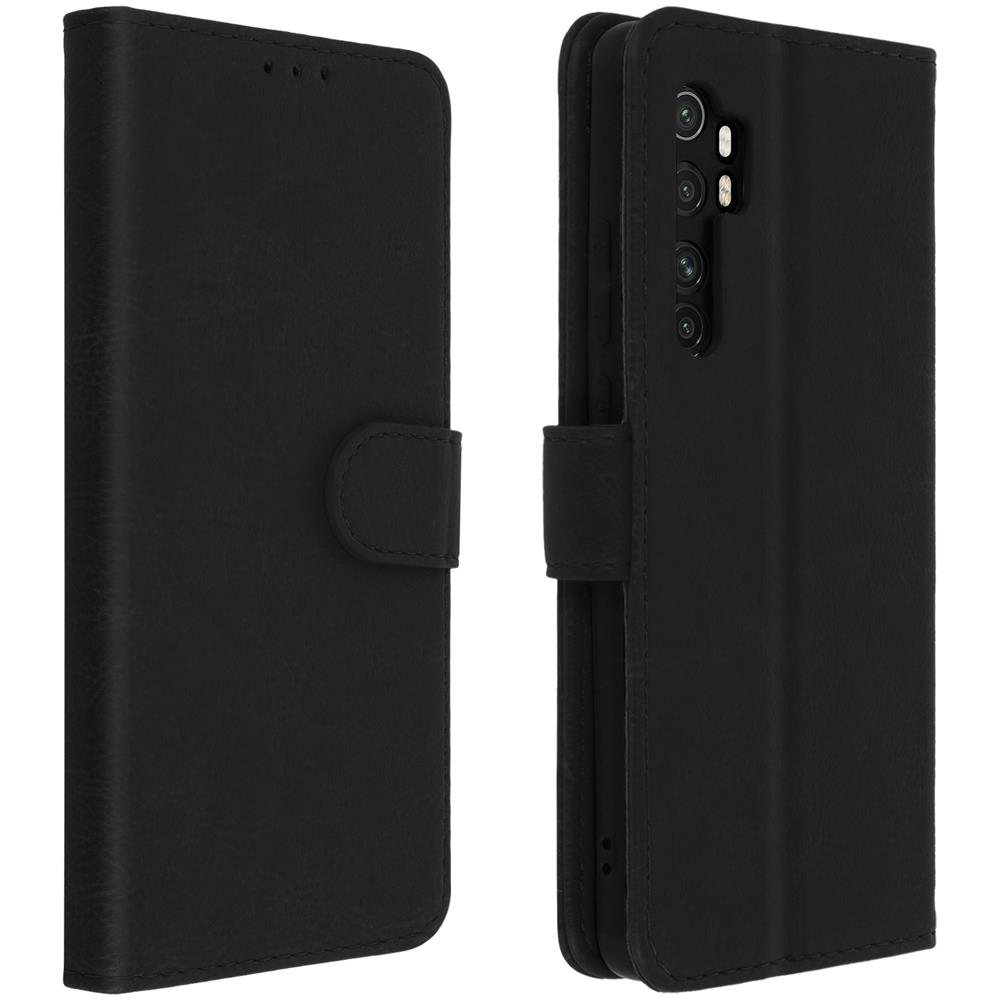 Custodia Xiaomi Mi Note 10 Lite Portadocumenti Funzione Supporto Nero - Foto 1
