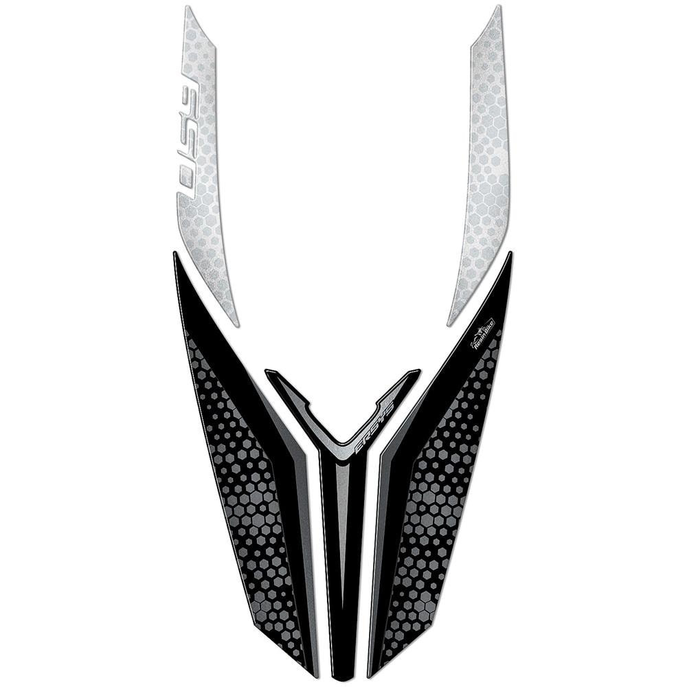 Adesivo 3d Paraserbatoio Compatibile Versys 650 2021 Silver - Foto 1