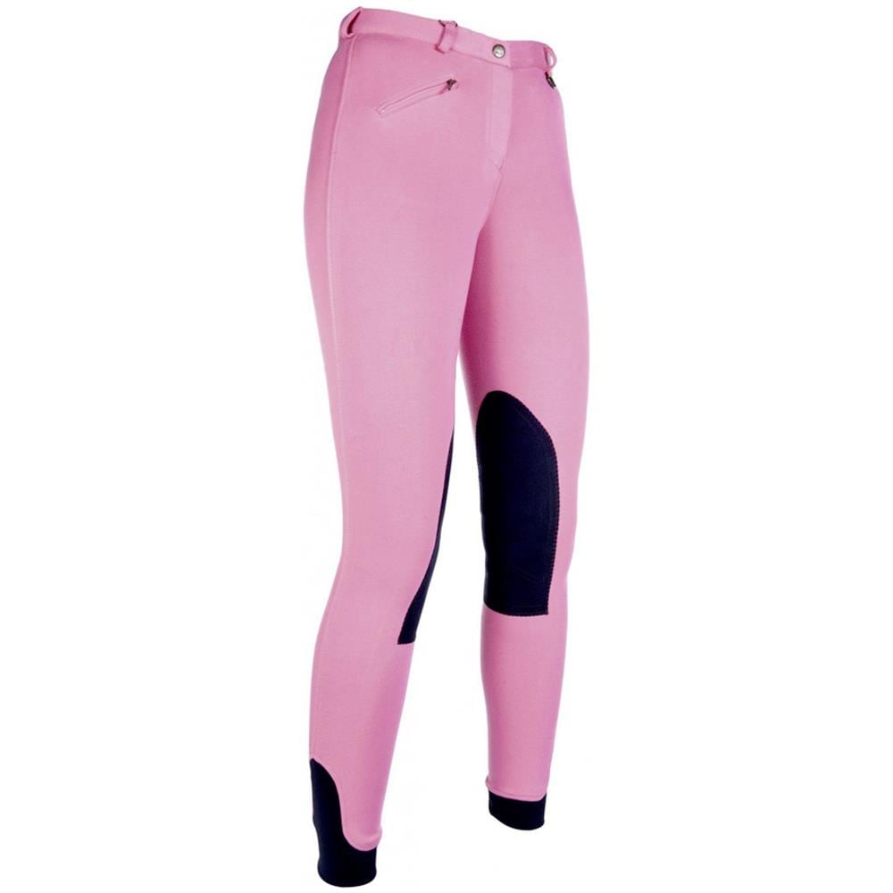 Pantaloni Da Equitazione Bambini Con Rinforzo Integrale - Vita Alta, Cotone-Elastan - Foto 6