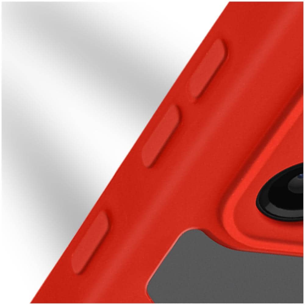 Cover Samsung Galxy A33 5g Retro Plexiglass Fronte Polimero Bordo Rosso - Foto 5