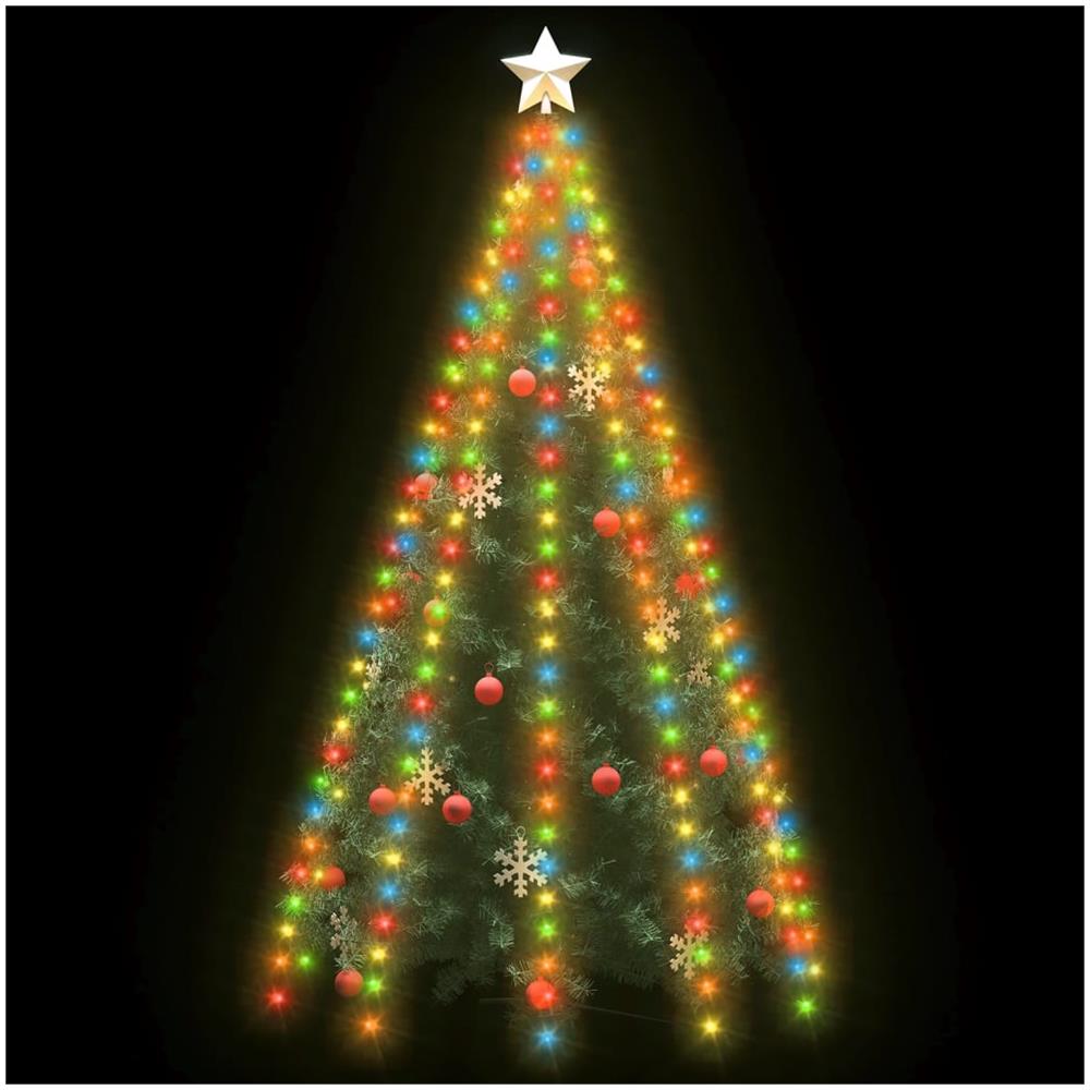 Rete di Luce per Albero di Natale 250 LED Multicolore 250 cm - Foto 3