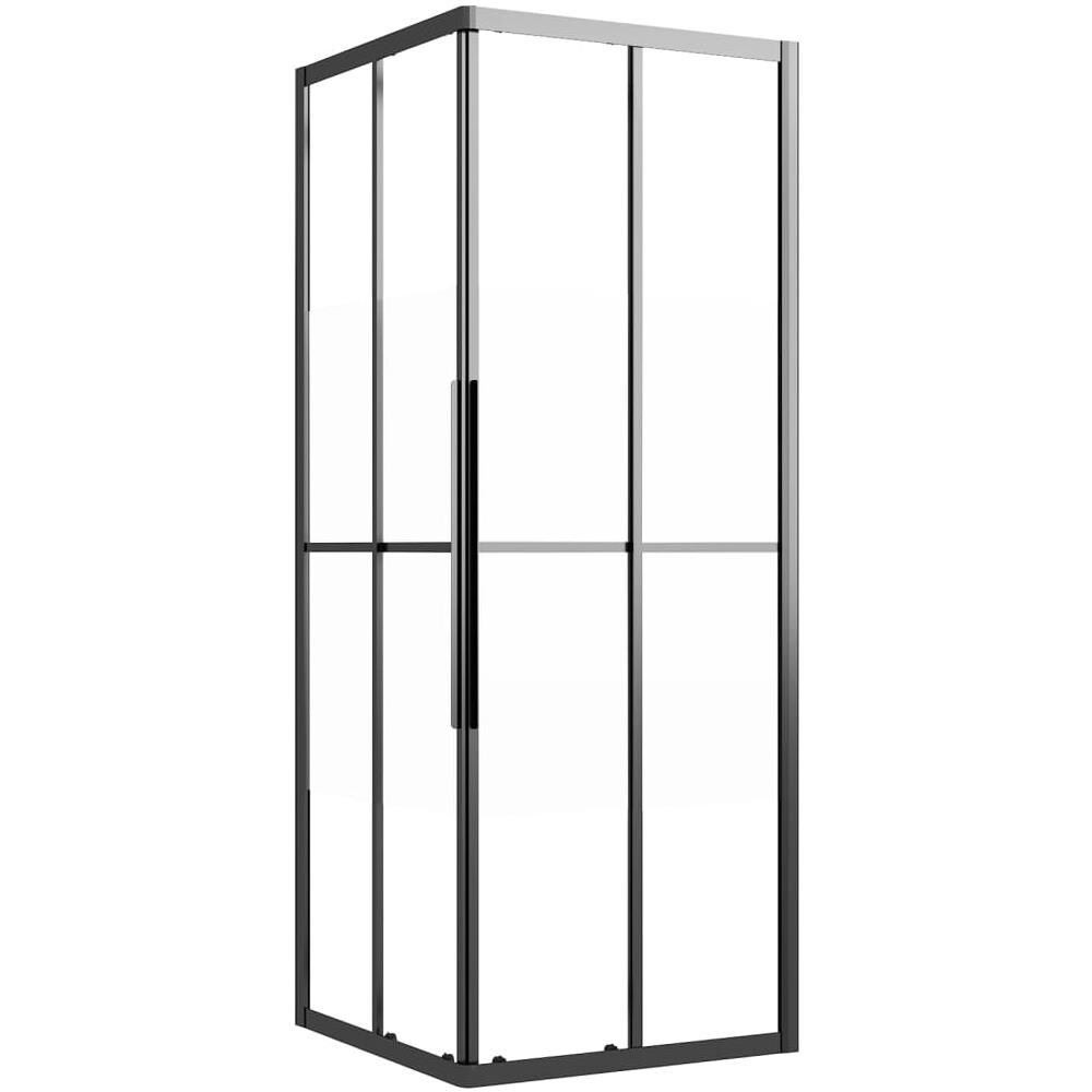 Cabina Doccia Esg Semi Smerigliato 80x70x180 Cm Nera - Foto 2