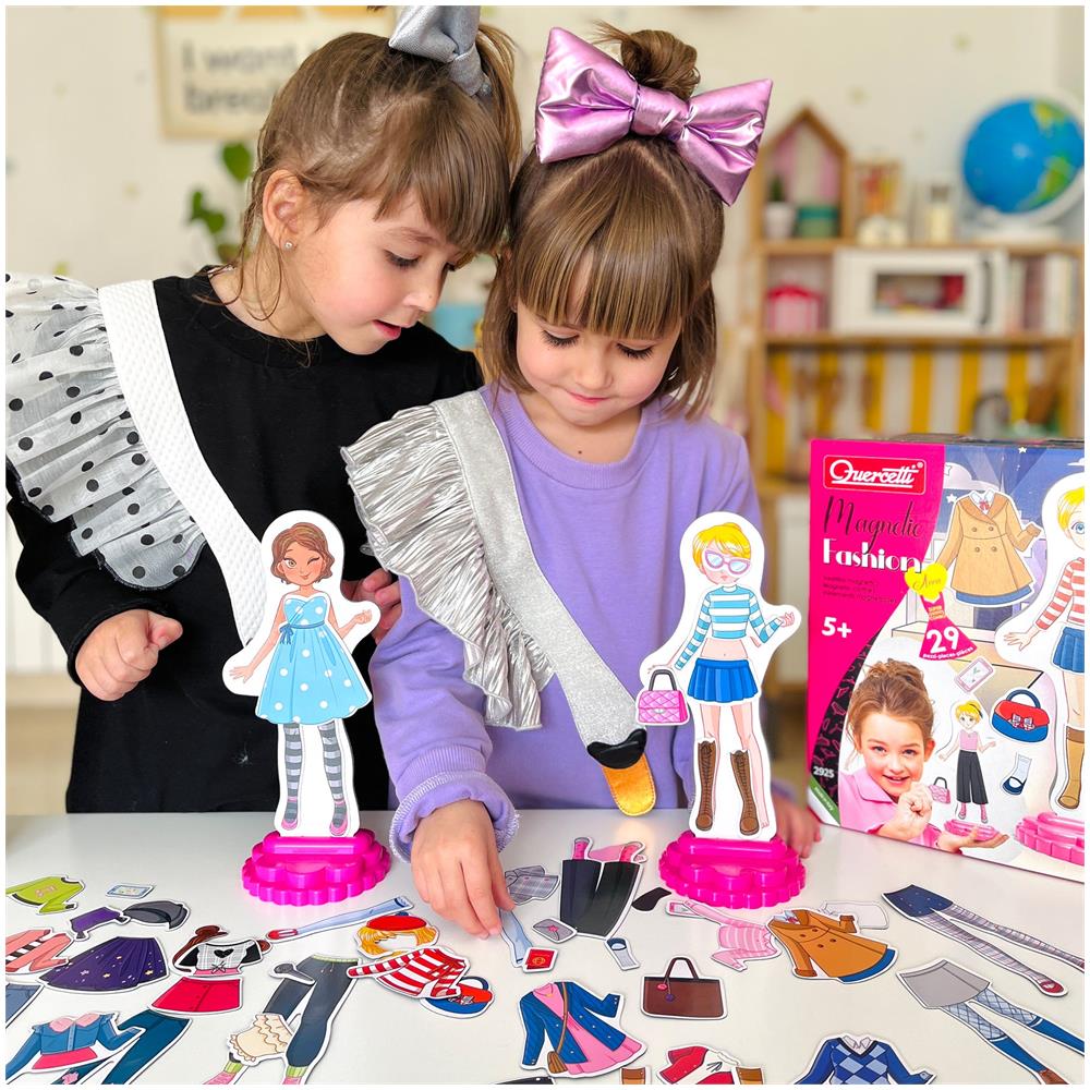 2925 - Bambola Anna Con Vestiario Magnetico Combinabile Alla Moda. - Foto 5