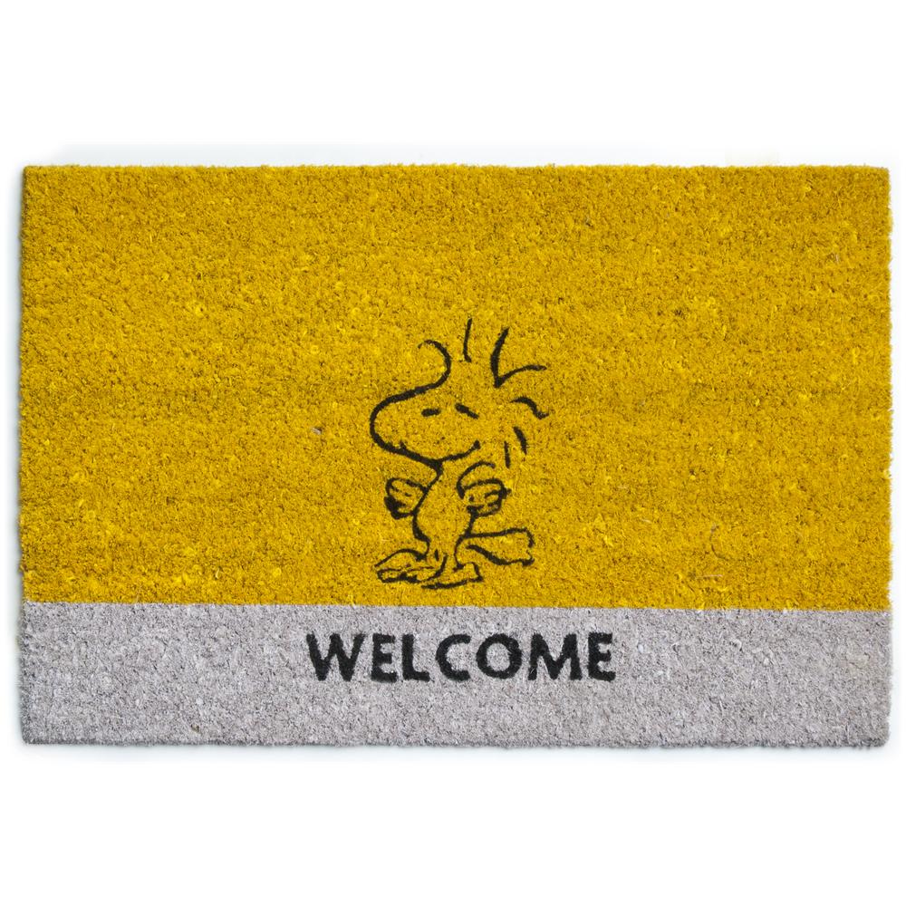 Zerbino Peanuts woodstock 40x60 cm. giallo. - Foto 1