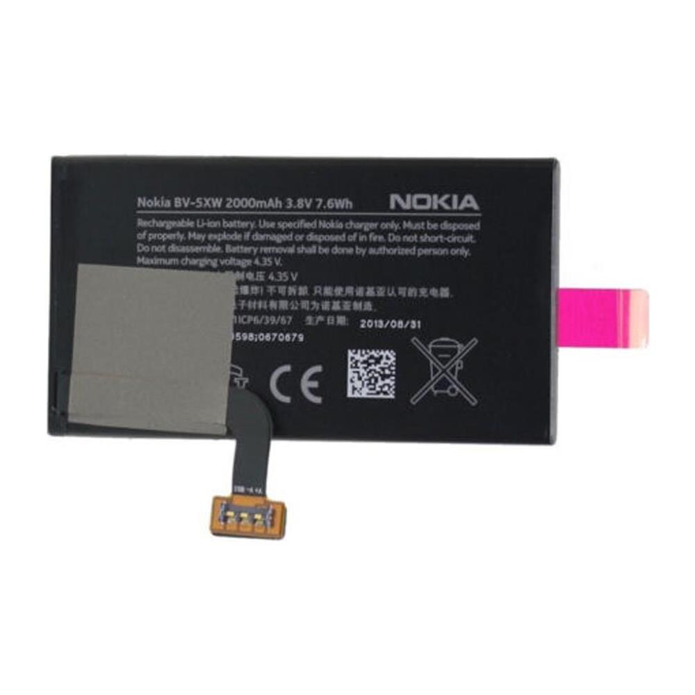 Batteria Originale Nokia Bv-5xw Microsoft Nokia Lumia 1020 Rm-875 Rm-877 Rm-876t - Foto 1