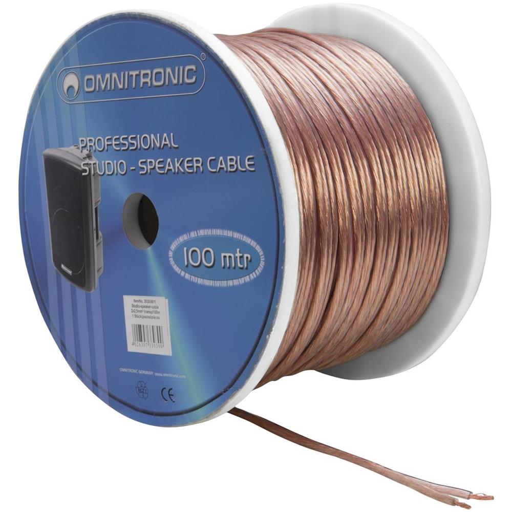 Speaker Cable 2x2.5 100m Clear - Foto 1