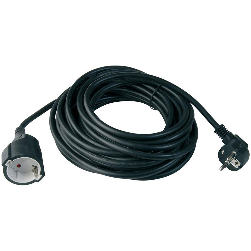 44567 - Prolunga Con Spina Schuko, H05vv-f 3g 1, 5 Mm, 10 M, Colore: Nero - Foto 1