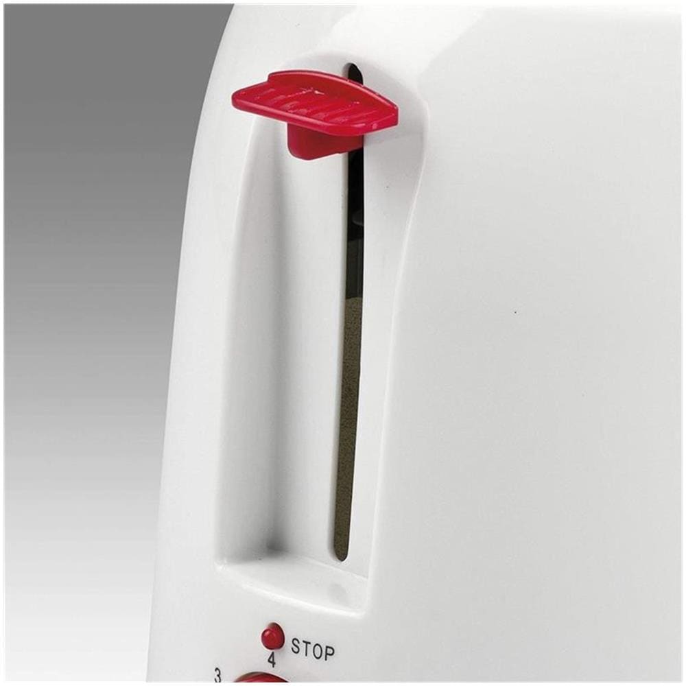 Tp11 Tostapane Elettrico, 800 W, Plastica, Bianco / rosso - Foto 2