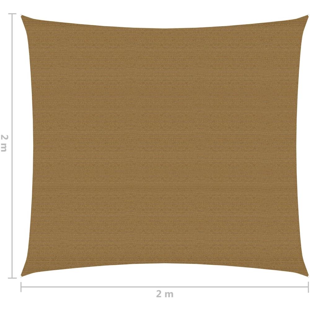 Vela Parasole 160 G / m Grigio Talpa 2x2 M In Hdpe - Foto 6