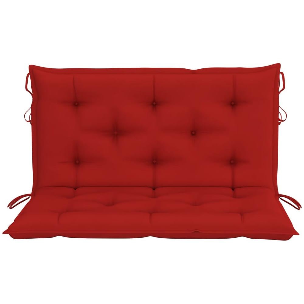 Cuscino per Panca Rosso 100x (50+50) x7cm in Tessuto Oxford - Foto 2