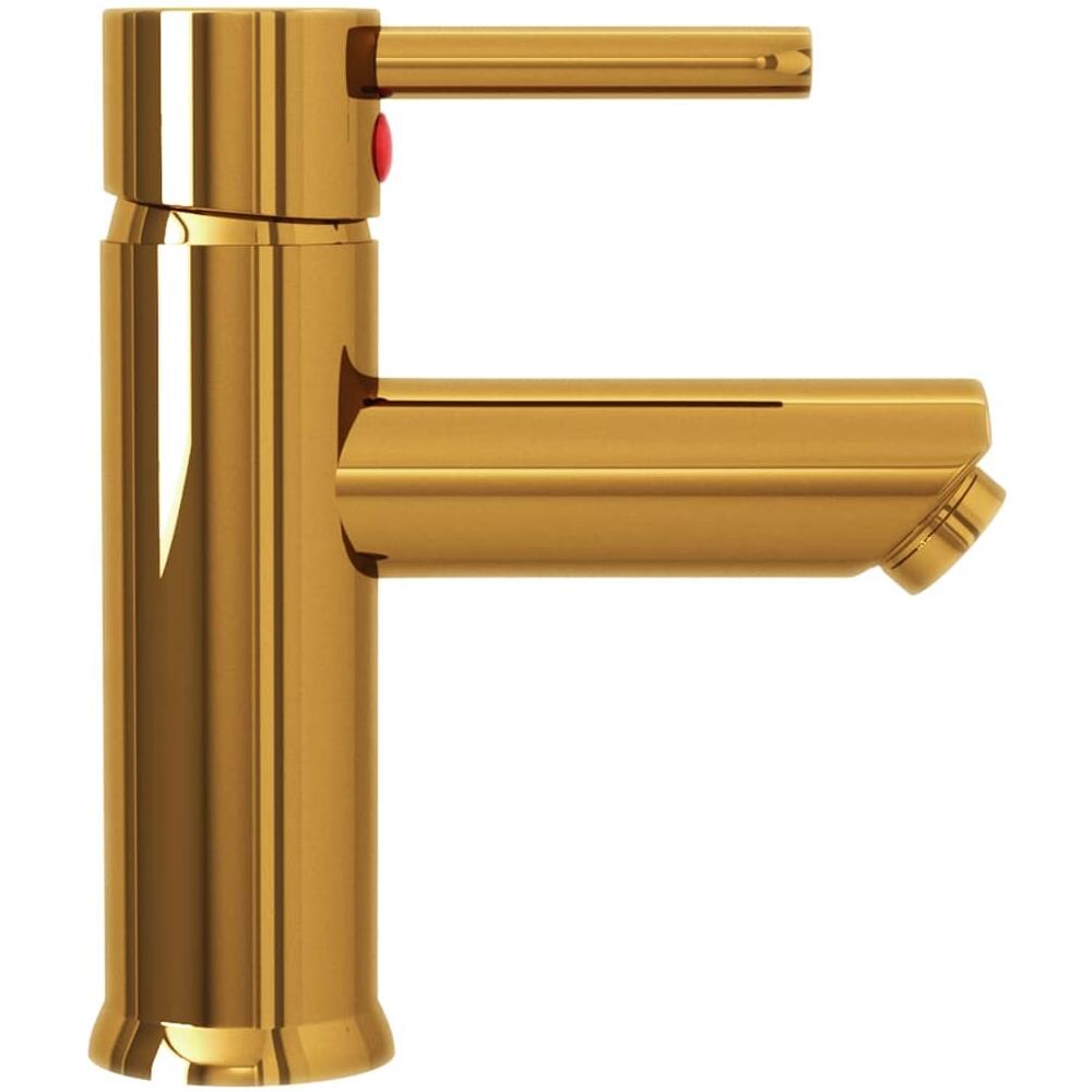 Rubinetto per Lavabo del Bagno Oro 130x176 mm - Foto 2