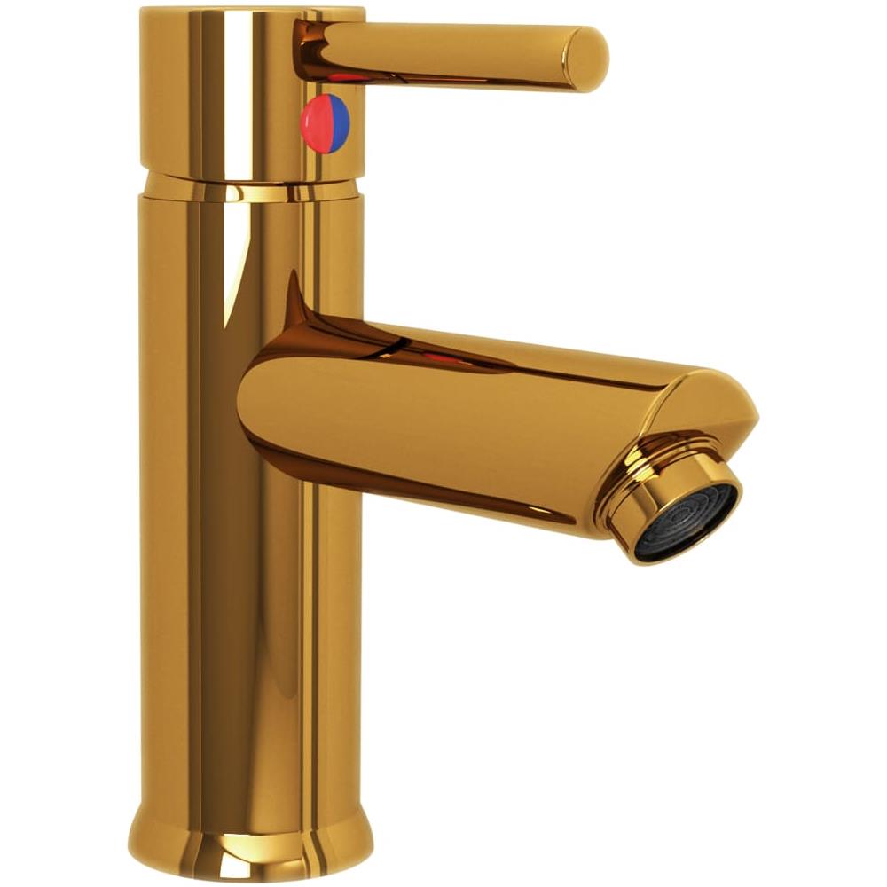 Rubinetto per Lavabo del Bagno Oro 130x176 mm - Foto 1