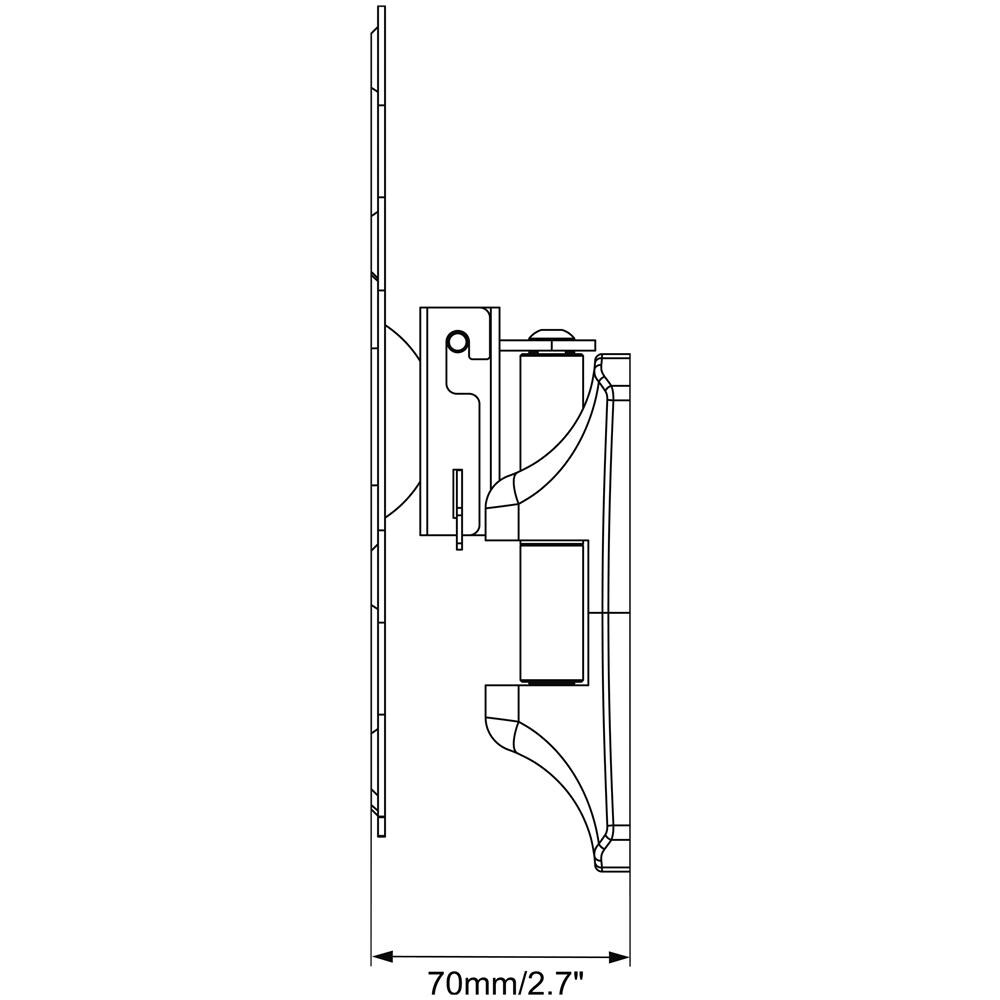 MNT 108 FULL TURN WALL MOUNT 19-37 INCH 37" Nero supporto da parete per tv a schermo piatto - Foto 2