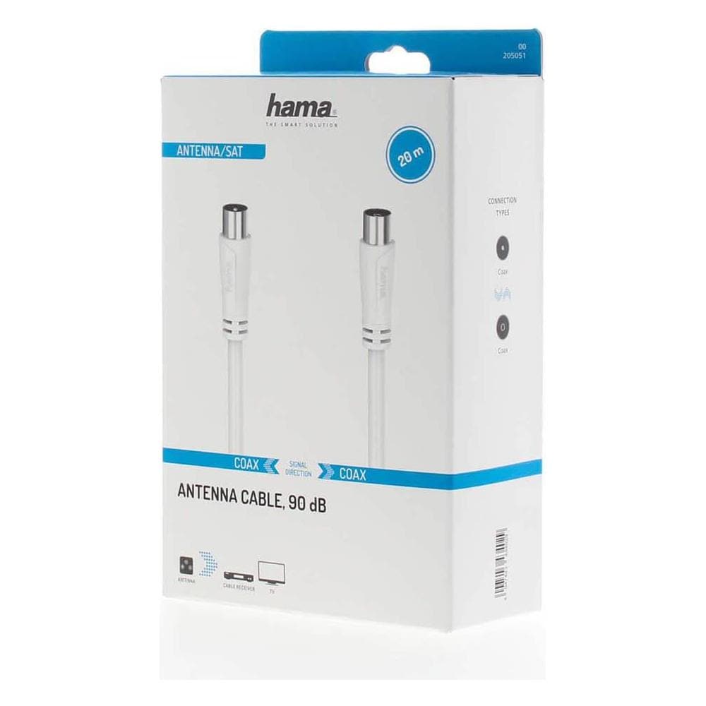 Cavo Antenna 90db 20.0m Bianco - Foto 2