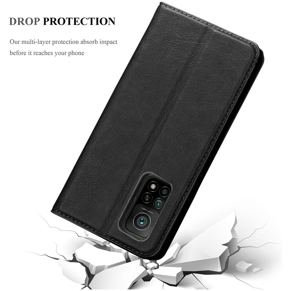 Custodia Compatibile Con Xiaomi Mi 10t / 10t Pro In Nero Di Notte - Coperchio Protettiva Con Chiusura Magnetica, Funzione Stand E Tasca Per Le Carte - Foto 8