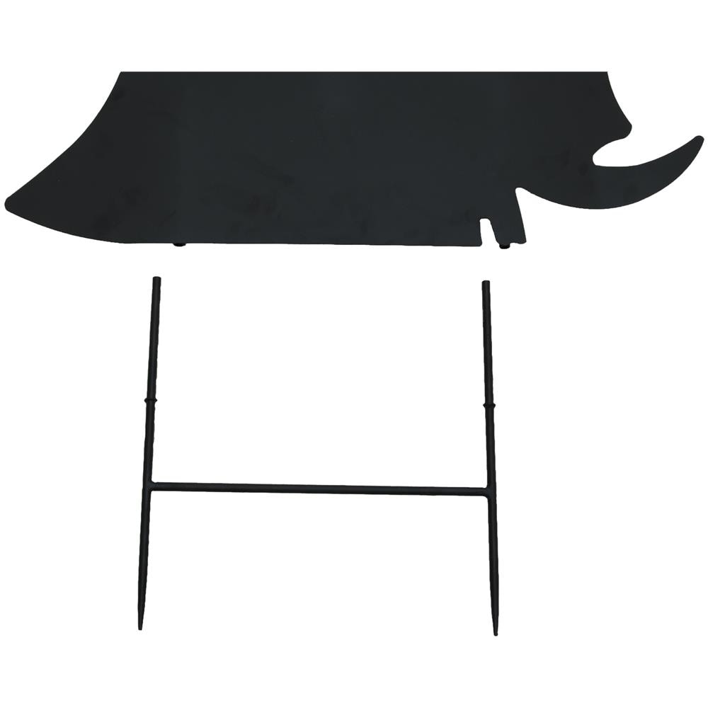 Silhouette Metallica Strega con Scopa - Foto 2