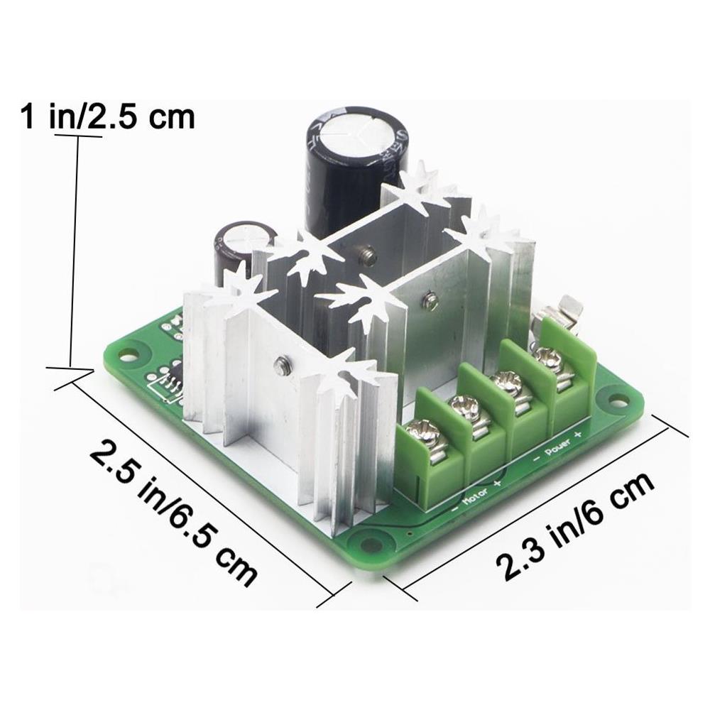 13khz Pwm Dc Regolatore Di Velocità Motore 6-90v 15a Pompa Ventilatore Continua Della Velocità Del Modulo Di Controllo Con Inversione Di Polarità Protezione Ad Alta Corrente - Foto 2