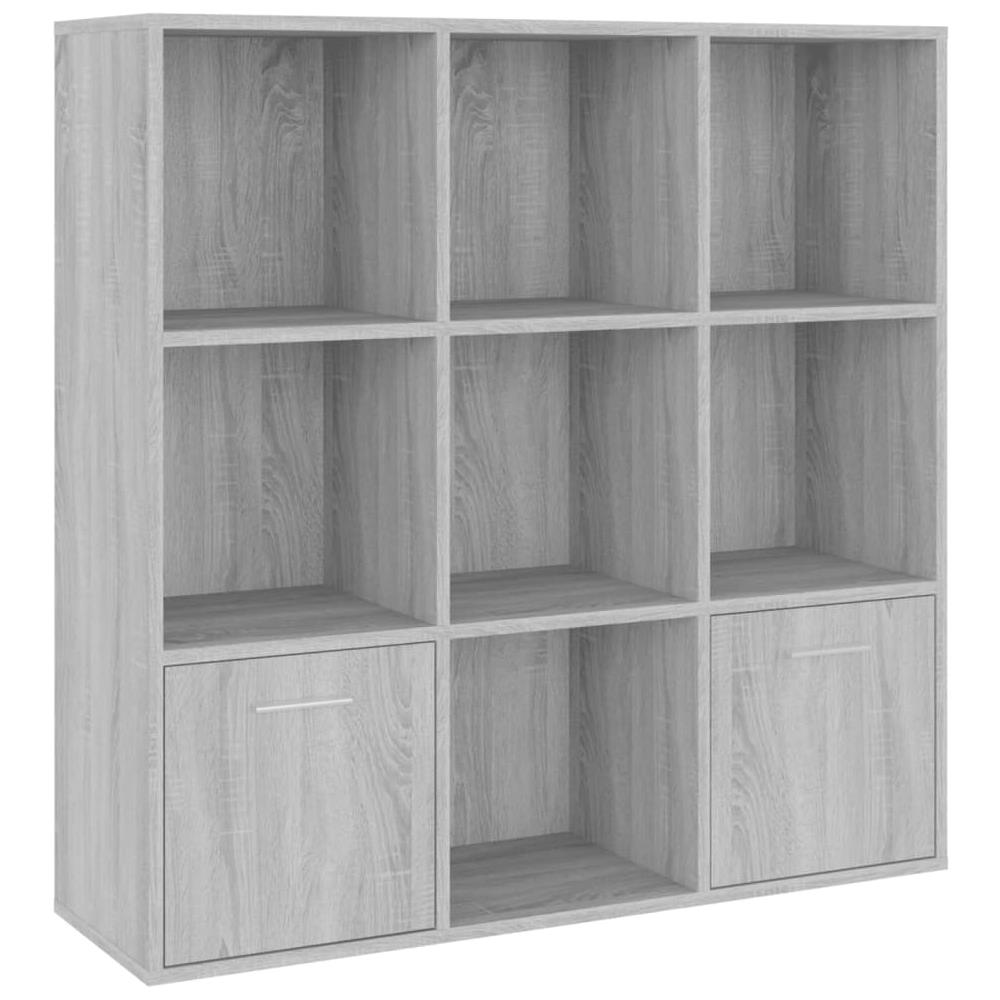 Libreria Grigio Sonoma 98x30x98 Cm - Foto 2