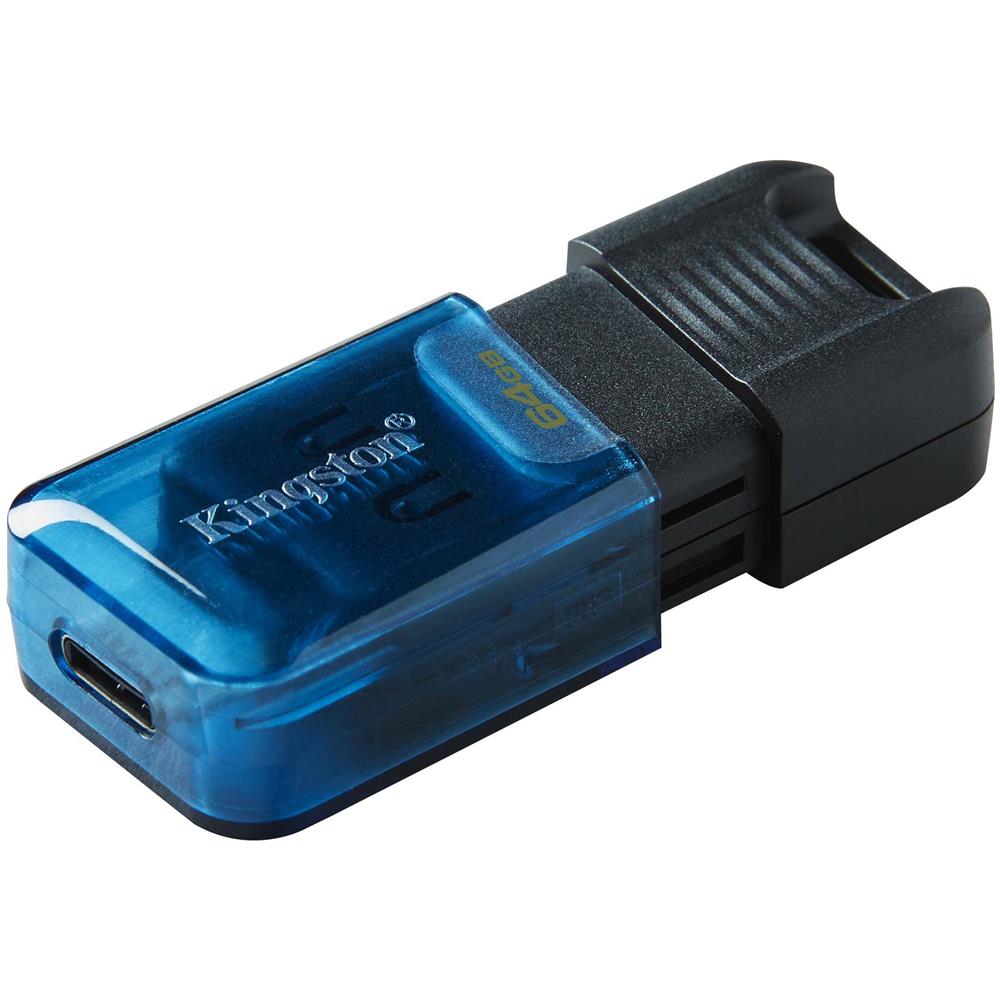 Chiavetta USB 64 GB Data Treveler 80 M Interfaccia 3.2 Gen 1 (3.1 Gen 1) Tipo C Colore Nero /Blu - Foto 2