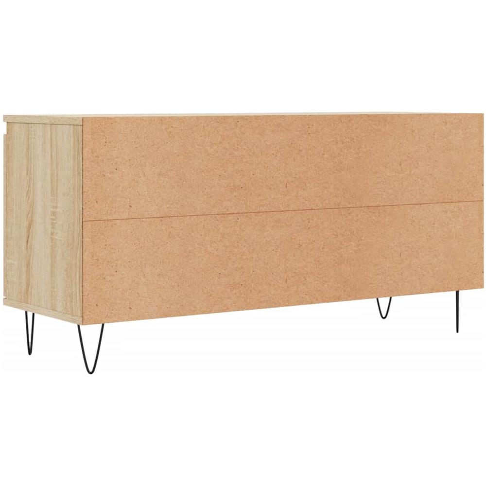 Mobile Porta Tv Rovere Sonoma 104x35x50 Cm In Legno Multistrato - Foto 8