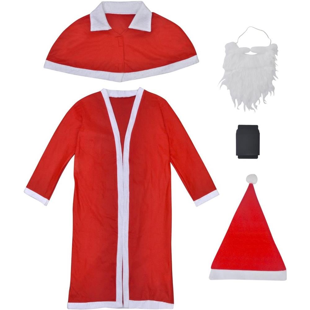 Set Natale Costume Lungo Di Babbo - Foto 2