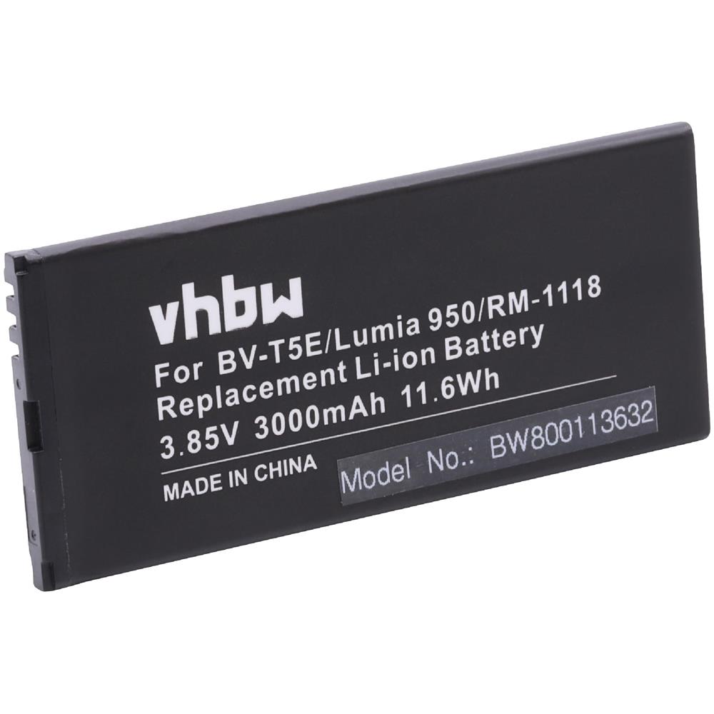Li-ion Batteria 3000mah (3.85v) Per Cellulari E Smartphone Microsoft / Nokia Lumia 950 Sostituisce Bv-t5e. - Foto 2