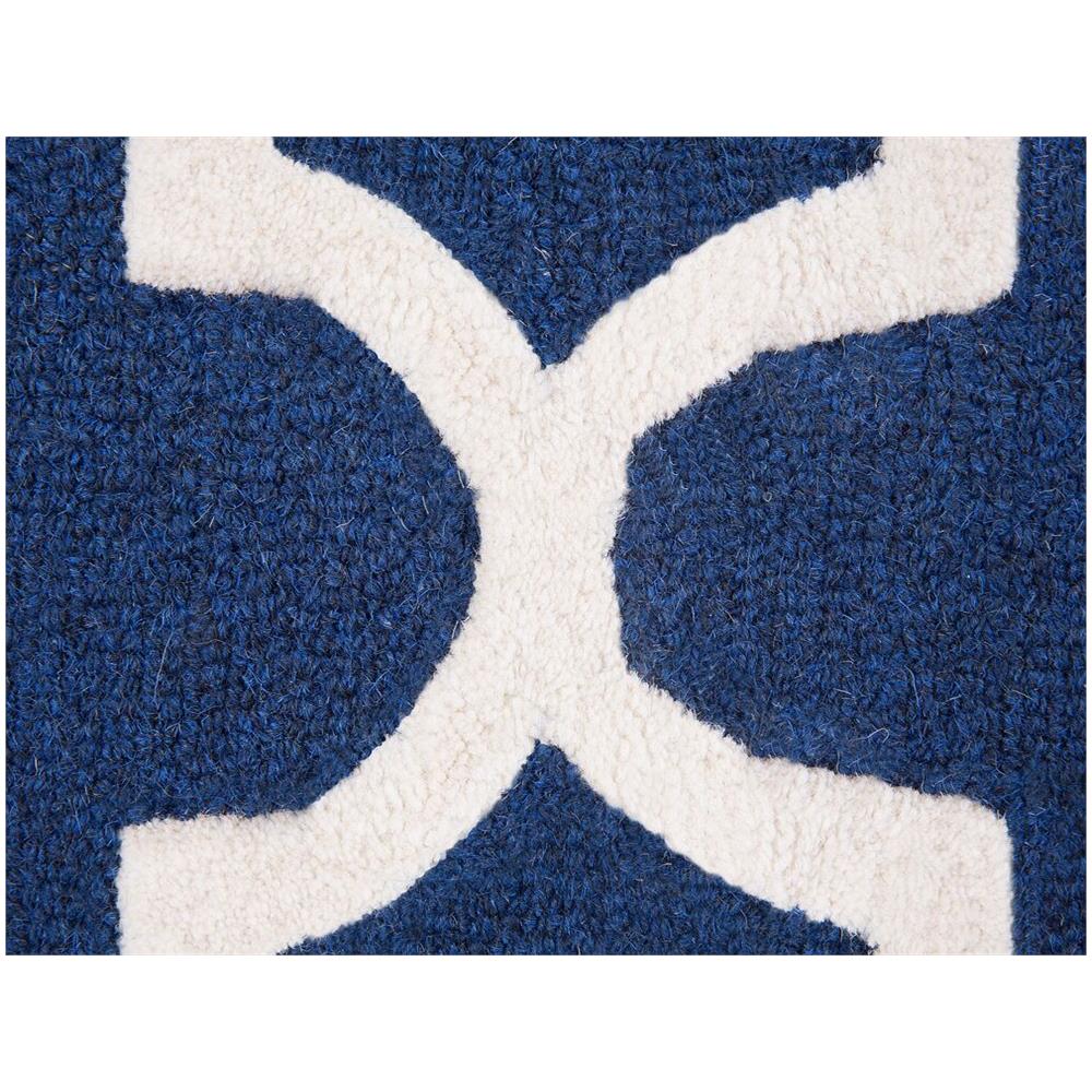 Tappeto Rettangolare In Cotone Blu 140x200 Cm Silvan - Foto 8