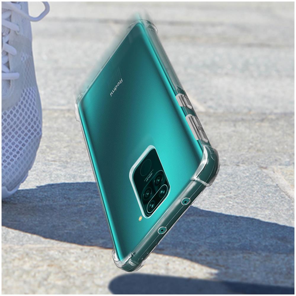 Cover Xiaomi Redmi Note 9 Silicone Bumper Resistente Trasparente - - Foto 5