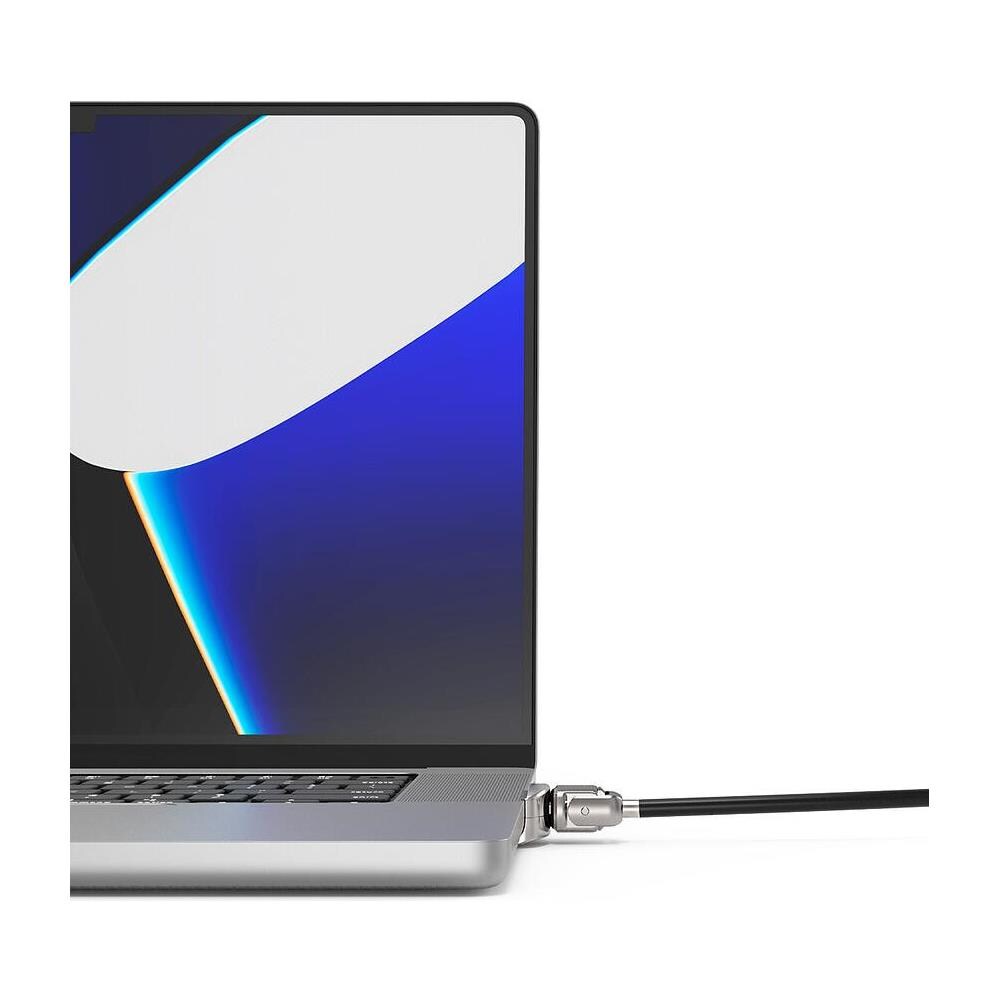 MBPR16LDG02KL Cavo di Sicurezza Nero, Argento - Foto 1