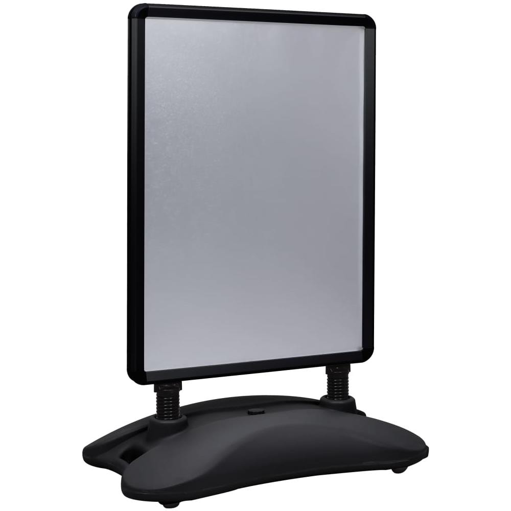 Piedistallo per Poster A1 Base ad Acqua Nero Lega di Alluminio - Foto 1