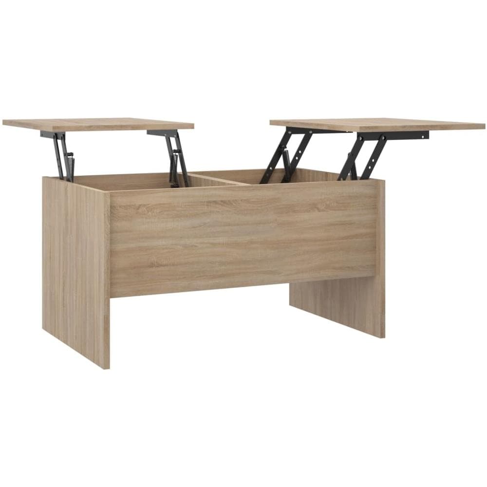Tavolino Salotto Rovere Sonoma 80x50x42,5 Cm Legno Multistrato - Foto 1