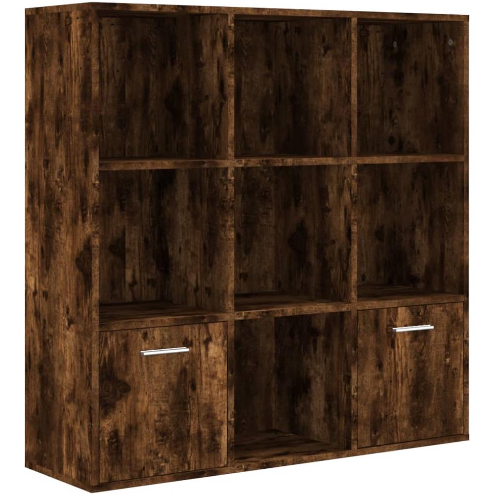 Libreria Rovere Fumo 98x30x98 Cm - Foto 2