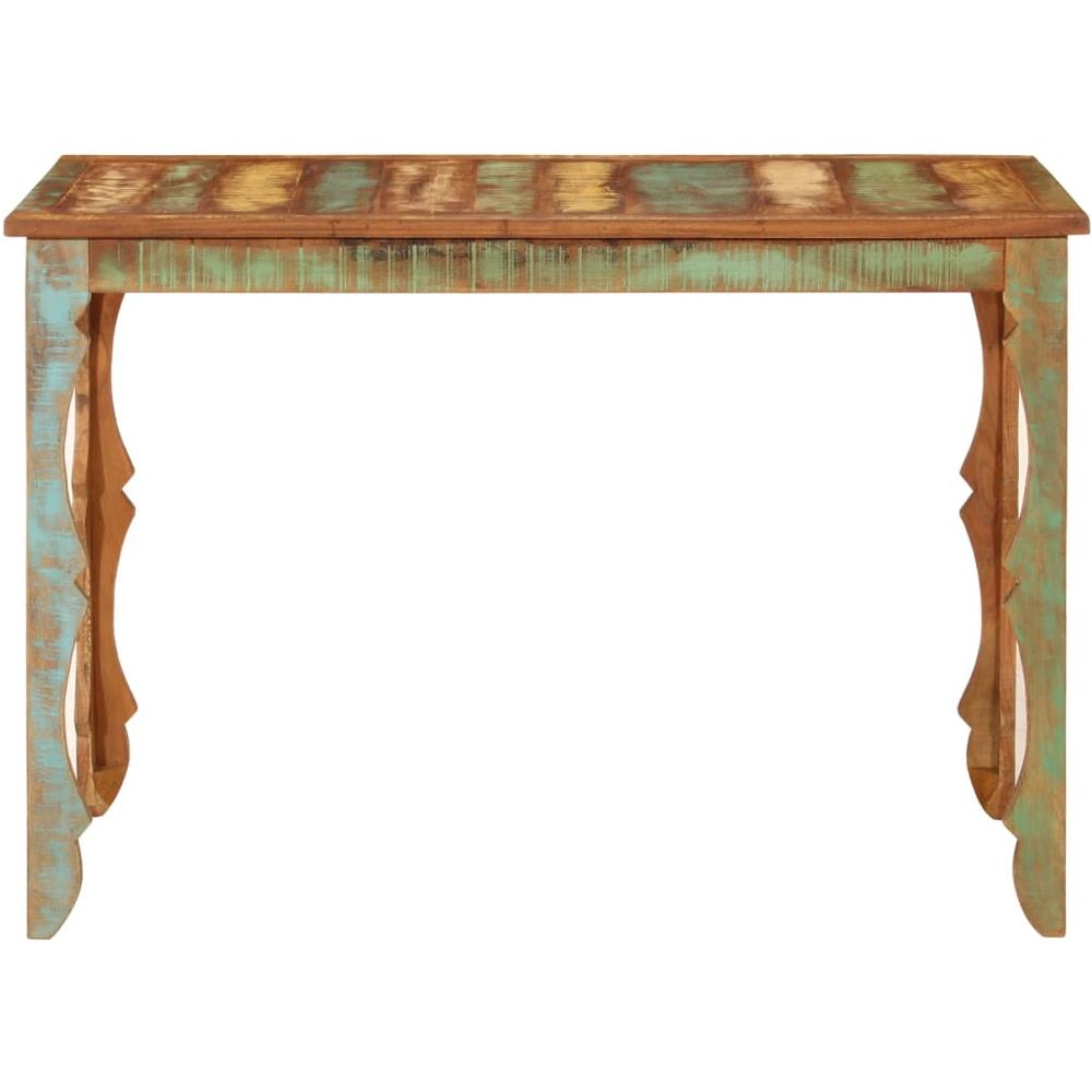 Tavolo Da Pranzo 110x52x76 Cm In Legno Massello Di Recupero - Foto 2