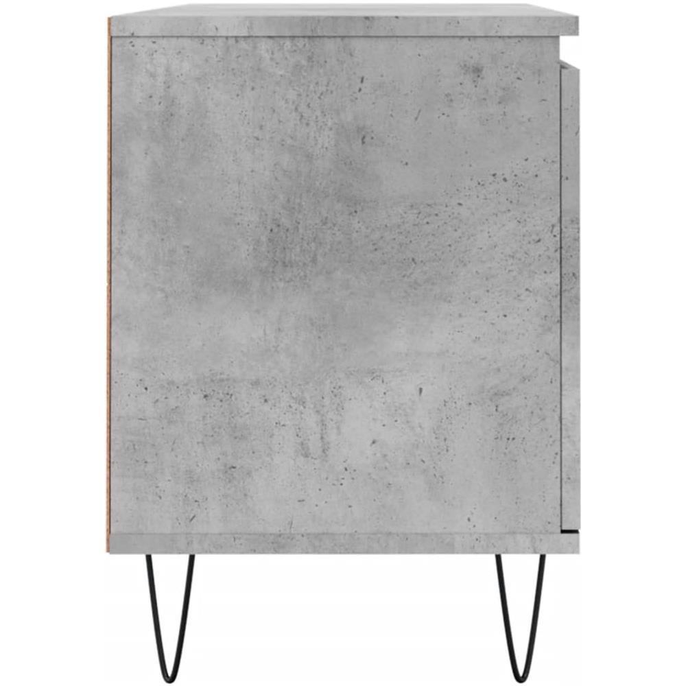 Mobile Porta Tv Grigio Cemento 104x35x50cm In Legno Multistrato - Foto 7